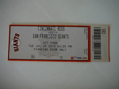 SAN FRANCISCO SF GIANTS BRUCE BOCHY 1500 WIN, JULY 23, 2013, TICKET STUB Cover