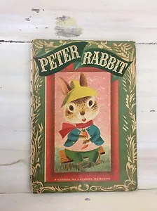 PETER RABBIT BOOK - Vtg 50s Hardcover, 1955, Leonard Weisgard Art, MUST SEE!! - Picture 1 of 8