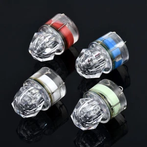 Luce lampeggiante LED a goccia profonda subacquea diamante pesca esca calamaro strobo C - Foto 1 di 17