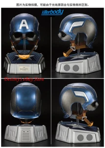 Captain America Wearable Helmet Killerbody Cosplay Props Base Full Face Mask 1:1 - Picture 1 of 8