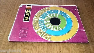 CATALOGO FALLER 1970-MODELLHAUSCHEN-AUTO MOTOR SPORT-HIT CAR-[FR] SL38 - Picture 1 of 1