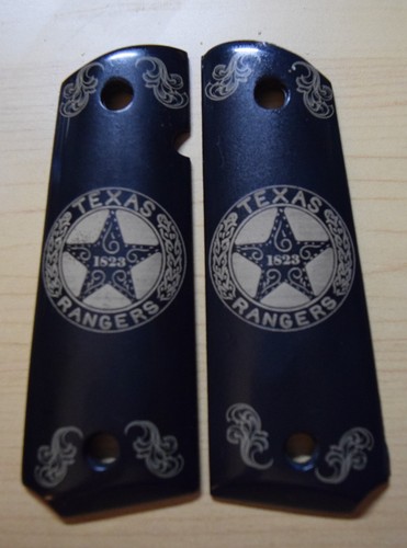 1911/Clones For Kimber/Colt Large Frames Lasered Grips 