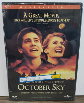 October Sky (DVD, 1999, Widescreen) Laura Dern JAKE GYLLENHAAL NEW SEALED - Image 1 of 4