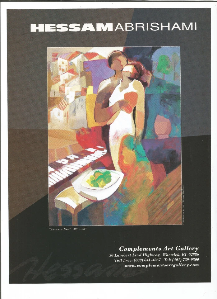 2007 Hessam Abrishami "Autumn Eve" Original Magazine Print Ad - Image 1 of 1