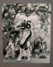 (1981-1984) IOWA HAWKEYES- CHUCK LONG AUTOGRAPH 8x10 ACTION PHOTO #1 SIGNED AUTO