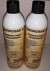 Envirosan II Disinfectant/Deodorant/Sanitizing Spray. Lot Of 2 16.5 Ounce Cans. - Picture 1 of 3