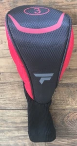 Top Flite #3 Calzino Rosso/Nero Copricapo Golf - Foto 1 di 3