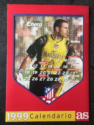 CALENDARIO COMPLETO 1999 ATLÉTICO DE MADRID - DIARIO AS - 1999 - ¡COMO NUEVO! - Imagen 1 de 2