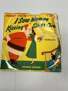 JIMMY BOYD I SAW MOMMY KISSING SANTA CLAUS 78 RPM RECORD VG - Picture 1 of 1