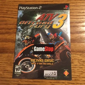 Playstation 2 ATV 3: Off Road Fury Demo Disc Rating Pending Sony Computer - Picture 1 of 3
