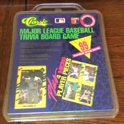 Classic Major League Baseball Trivia Board Game Ken Griffey Jr. 99 Trivia Cards - Image 1 of 4