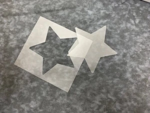 Stencil 4 inch star laser cut Airbrush Mylar Durable Reusable #515 - Picture 1 of 1