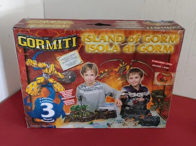 Gormiti großes Spielset Insel Gorm viele Spielmöglichkeiten mit 3 Figuren. - Bild 1 von 3