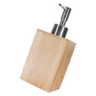 Bamboo Soap Dispenser Pump for Bathroom - Refillable Lotion Bottle