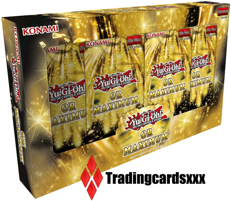 Yu-Gi-Oh! Coffret de 4 boosters : Or Maximum