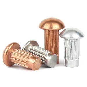 Remaches de martillos de cabeza redonda de aluminio macizo/cobre M2 M2,5 M3 M4 - Imagen 1 de 51