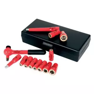 Wiha Tools 31391 Insulated 1/4" Drive Metric Socket Set, 13 Pieces - Picture 1 of 1
