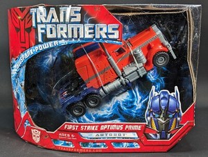 Transformers 2007 Movie First Strike Optimus Prime SEALED Hasbro Allspark Power
