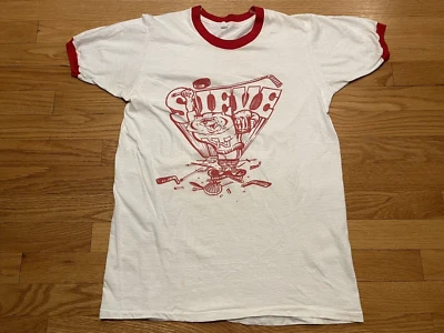 Camiseta De Colección Años 80 Wisconsin Badgers Hockey "Tamiz" Canto Timbre Adulto Mediana Foto 1 de 4