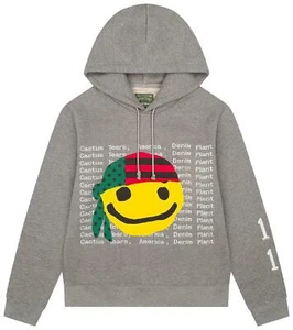 Denim Tears x CPFM Cactus Tears Hoodie Grey - Picture 1 of 7