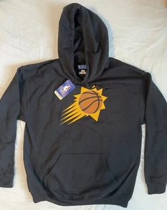 Phoenix Suns Men's Hoodie Sweatshirt - Size Medium Black And Orange Logo NWT - Picture 1 of 3