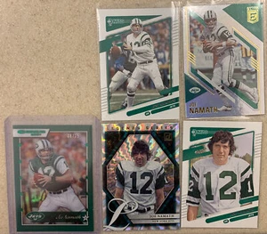 Joe Namath 5 Cards New York Jets /25 Numbered Clearly Donruss - Picture 1 of 6