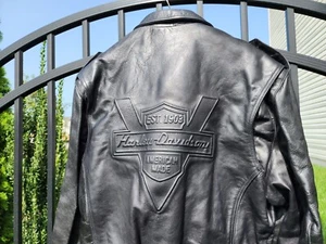 HARLEY DAVIDSON LEATHER JACKET HERITAGE X-LARGE - Bild 1 von 24