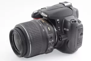 [N.MINT/1929shots] Nikon D5000 Black/VR AF-S DX 18-55mm Lens From JAPAN # j5618 - Picture 1 of 11