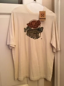 ' GH Bass Earth ' Vintage Style T Shirt Auto Garage Med 100% Cotton NEW WITH TAG - Picture 1 of 4
