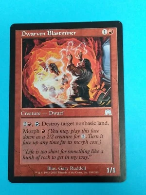 Magic the Gathering 4x DWARVEN BLASTMINER Onslaught MtG RED Uncommon NM Creature - Image 1 of 2