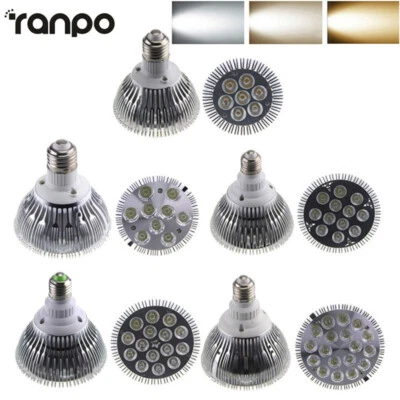 Dimmable LED PAR Light Bulbs E27 E26 PAR16 PAR30 PAR38 9W 10W 30W 36W Lamp 220V - Image 1 of 4