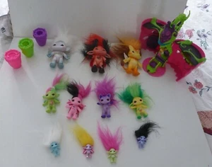 ZELF VENUS FLYTRAP FLOWERPOT & BUNDLE OF FIGURES MOOSE TOYS TROLLS - Picture 1 of 4