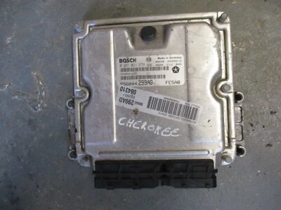Jeep Cherokee 2.8 ECU 0281011279 P56044299AD 2001 - 2005 KJ . - Image 1 of 4