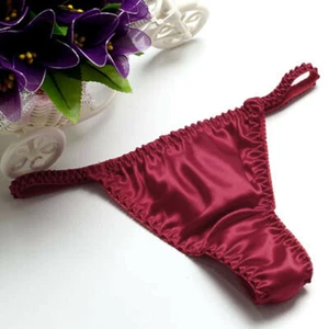 Women Silk Mulberry Satin Panties Briefs Lingerie Knickers Underwear Lingerie - Picture 1 of 39