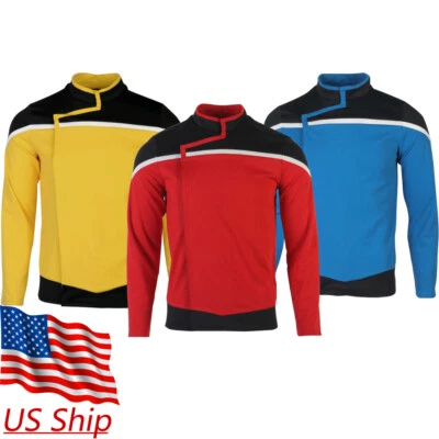For Lower Decks Captain Freeman Red Uniform Ensign Rutherford Yellow Blue Shirts - Image 1 of 4