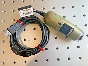 Dino-Lite AD4113TL(R4) Digitalmikroskop, USB, 1,3MP, 10x-90x OM, Maße, Kappe - Bild 1 von 7