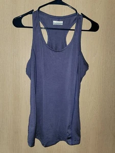 Women's Columbia Blue Racerback Active Everyday Tank Top Size Small - Picture 1 of 5