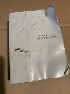 1994 Infiniti Q45 MODEL G50 SERIES  Service Manual OEM - Picture 1 of 11