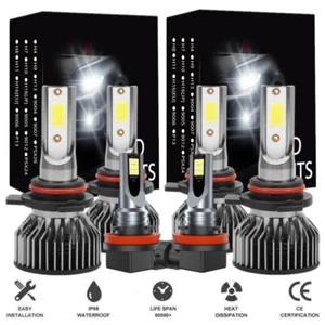 For Mitsubishi Lancer 2008-2017 6x Upgrade LED Headlight +Fog Light Combo Bulbs - Picture 1 of 13