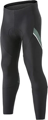 Santic Cycling TIghts Padded Fleece Men Cycle Trousers Long Biking Leggings Sz M - Image 1 of 4