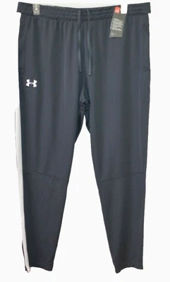 Pantalones deportivos Under Armour para hombre estilo piqué gris blanco talla XXL Foto 1 de 4