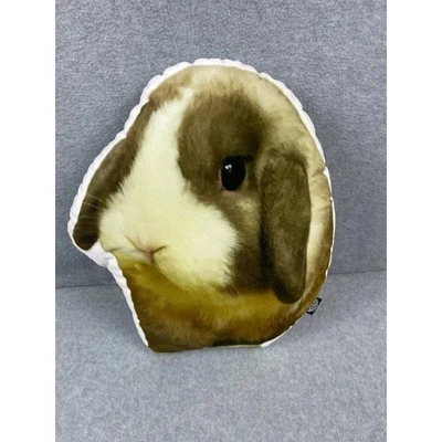 All About Vibe Bunny Rabbit Throw Pillow Pet Lover Decoration 14" Tall - Image 1 of 4