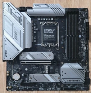 MSI MAG B760M MORTAR WIFI II Micro ATX Gaming Motherboard LGA 1700 Intel DDR5 - Foto 1 di 3
