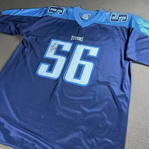 AUTOGRAPHED VINTAGE RANDALL GODFREY TENNESSEE TITANS #56 PUMA XL JERSEY - Picture 1 of 12