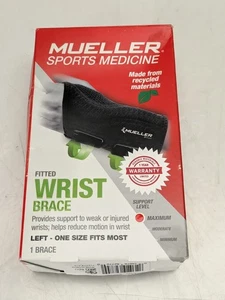 Muñequera Mueller 6 en 1 ajustada soporte para mano izquierda talla máxima única se adapta a la mayoría - Imagen 1 de 7