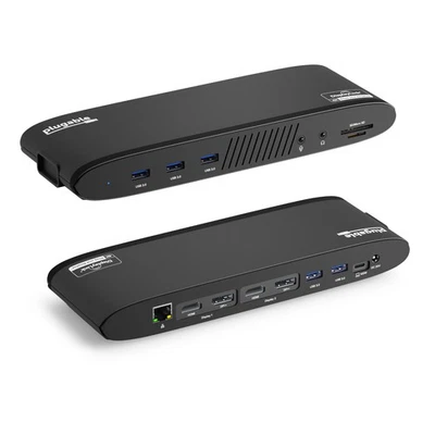 Plugable 13-in-1 USB C Docking Station Dual Monitor, 100W Charging, Dual 4K - Image 1 of 4