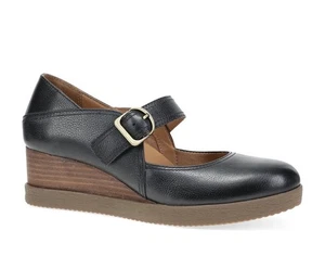 Dansko Sandy Damen Mary Jane Keilabsatzschuh schwarz Leder 2415502300 EU 38 US 7,5-8 - Bild 1 von 18
