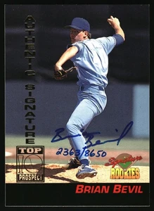 1994 Signature Rookies Brian Bevil Top Prospect /8650 #4 - Picture 1 of 2