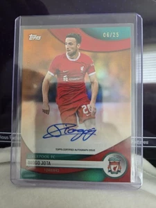 Diogo Jota /25 Auto Liverpool Trading Cards Topps - Bild 1 von 2
