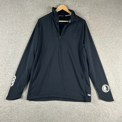 Canterbury CCC 1/4 Zip Pullover Jacket Men's M Black Rugby Training Top - Image 1 of 4